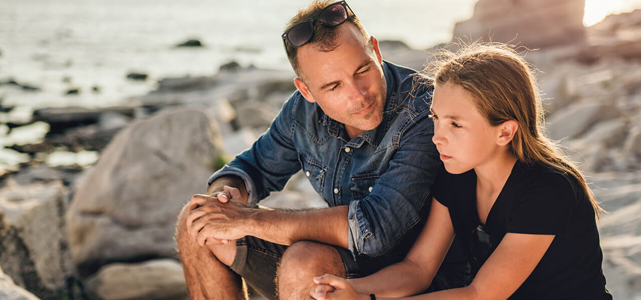 Dad & Daughter Talking